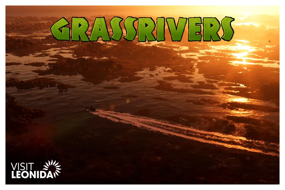 The Grassrivers wetlands with airboats