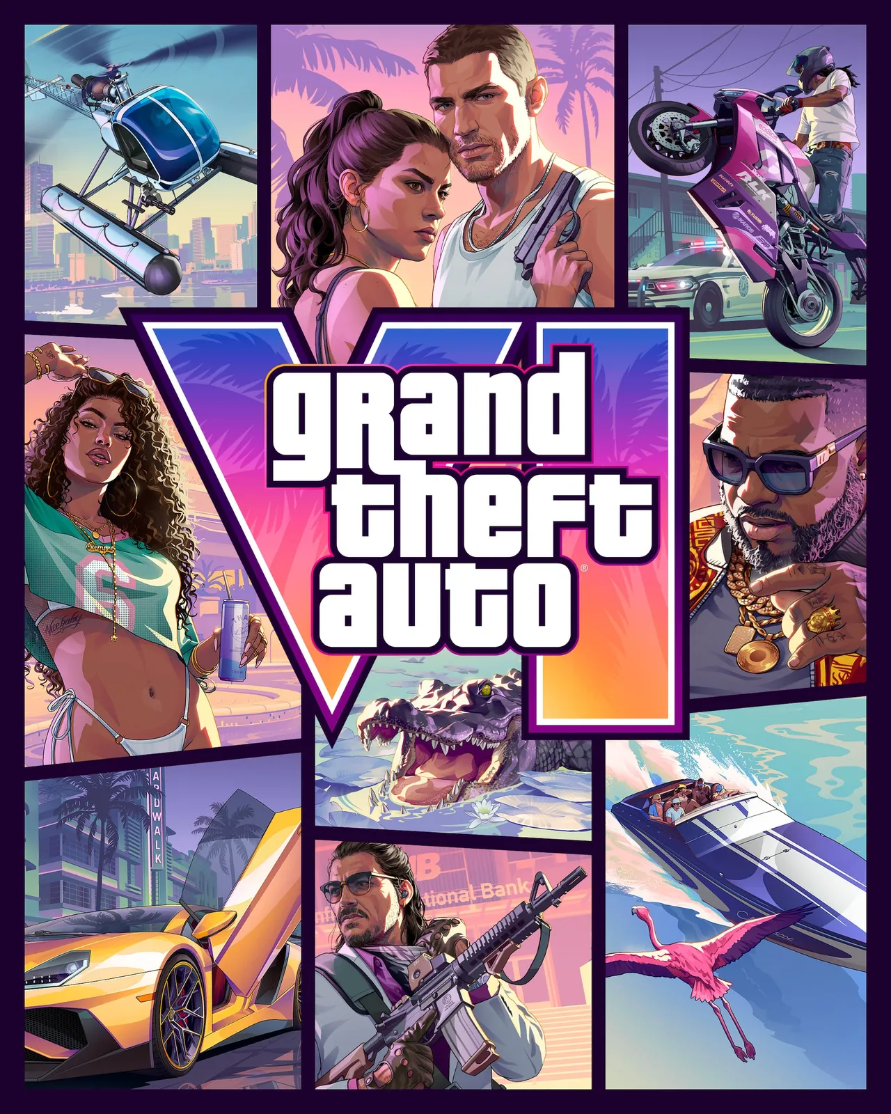 GTA VI Standard Edition front-of-box — the full illustrated cover