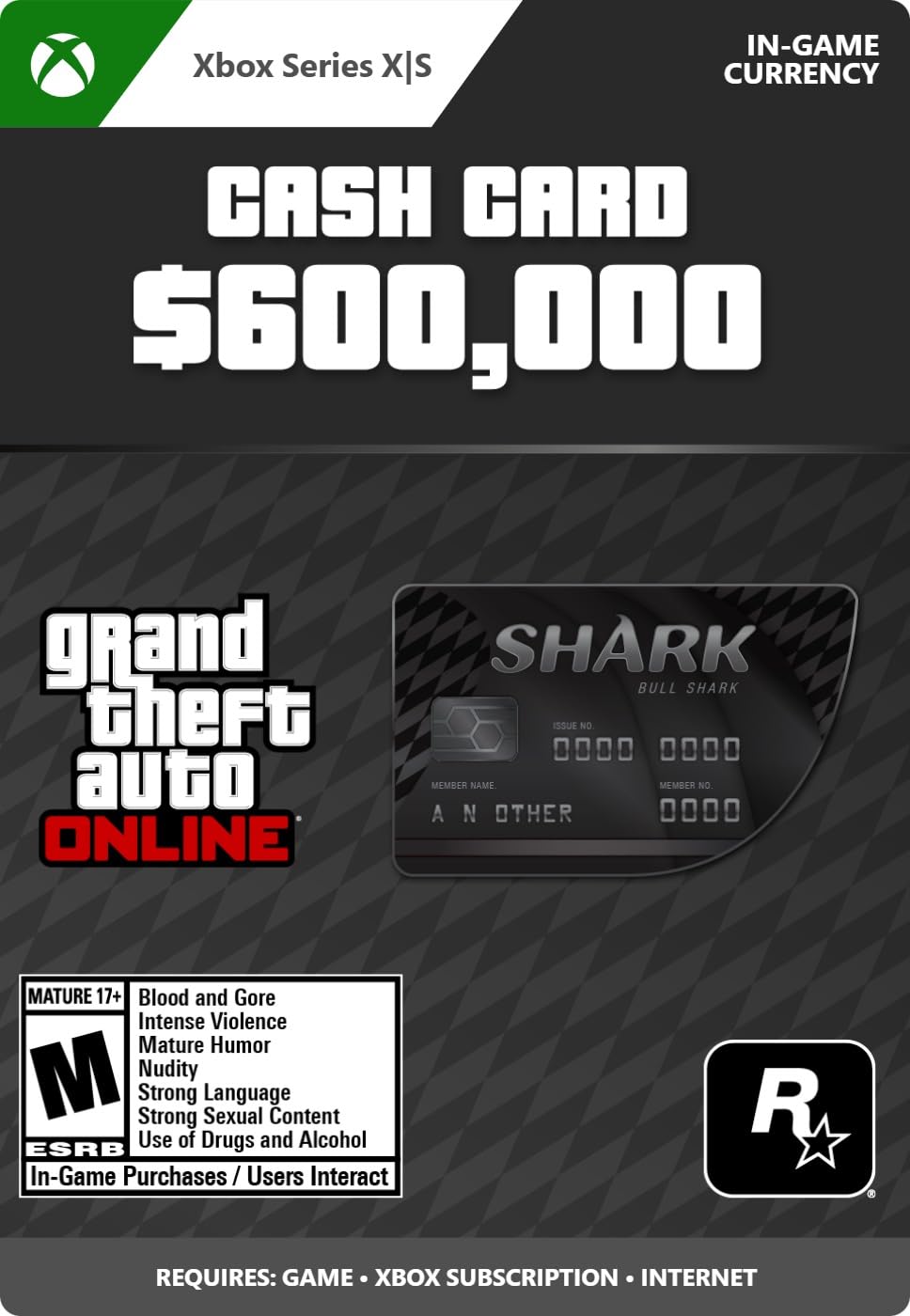 Bull Shark Card — GTA$600,000
