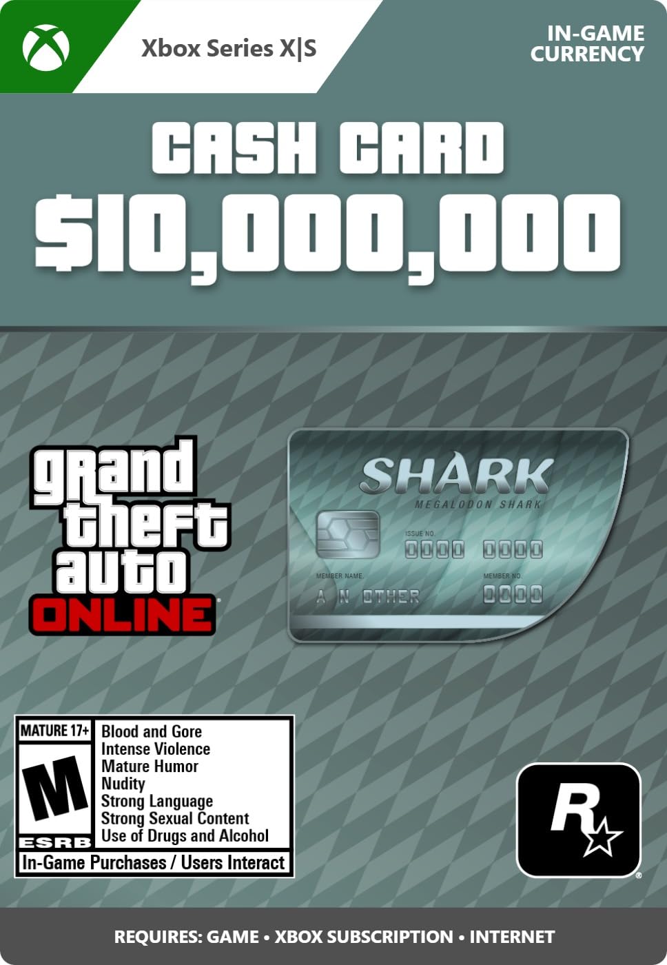 Megalodon Shark Card — GTA$10,000,000